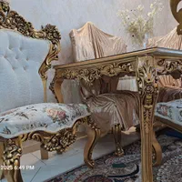 میز ناهارخوری سلطنتی ۴ نفره|میز و صندلی غذاخوری|ری, جوانمرد قصاب|دیوار