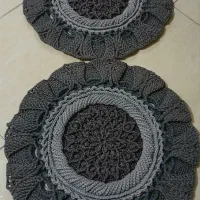 فرشینه ست طوسی تیره روشن آماده جفتش یک تومان