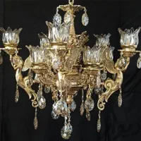 لوستر فرشته برنزاصل ۸شاخه نقدواقساط