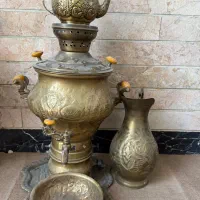 سمارطرح  زغالی گازی برنجی ۷ لیتری