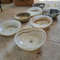 کاسه روشویی مرمر