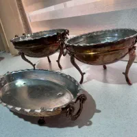 ظروف مسی چکش کوب زنجان.نو فقط دکوری استفاده شده|صنایع دستی و سایر لوازم تزئینی|الوند, |دیوار