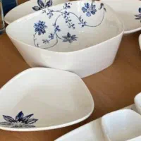 عصرانه خوری طرح پروانه ناپولی ایتالیا|کلکسیون اشیاء عتیقه|تهران, فرودگاه مهرآباد|دیوار