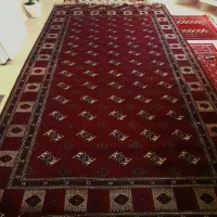 فرش ترکمنی دستباف 10 متری ، در حد نو
