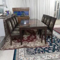 میز نهار خوری و مبل راحتی در حد نو|مبلمان خانگی و میز عسلی|کوهدشت, |دیوار