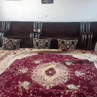 میز تلویزیون و فرش ۹ متره و ۶ متره با یه دست مبل|مبلمان خانگی و میز عسلی|سمنان, |دیوار