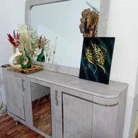ست آیینه و کنسول و جاکفشی و میزتی وی