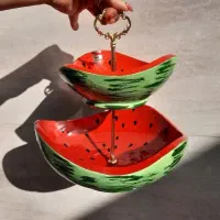 شکلات خوری درب دار هندوانه یلدایی|ظروف سرو و پذیرایی|رشت, هلال احمر|دیوار