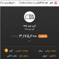 ۴۳۰ گرم نقره۹۲۵دست دوم بدون اجرت برای سرمایه گذاری