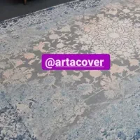 روفرشی مخمل شانل آبی کرم سورمه ای