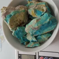 سنگ فیروزه تراش نخورده