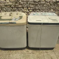 دو عدد لباسشویی دوقلو
