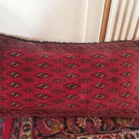 پشتی گلیم اصل ترکمن دست بافت 3 عدد و قالی دستباف|گلیم، جاجیم، گبه|مشهد, شهید فرامرز عباسی|دیوار