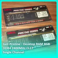 رم دسکتاپ GeIL Pristine 8GB DDR4 سالم و تست‌ شده