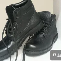 نیم بوت تمام چرم