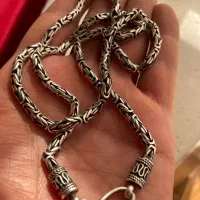 زنجیر نقره کرال تایلندی|جواهرات|تهران, سردارجنگل|دیوار