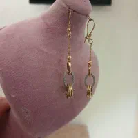 گوشواره مدل آویزی طلا