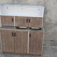 سه تیکه کابینت آشپزخانه واب چکان بفروش می‌رسد