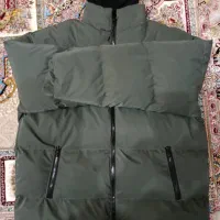 کاپشن زمستانی دو طرفه زیپ کردنش.فوقالعاده گرم است