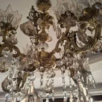 یک جفت لوستر برنز ۶شاخه