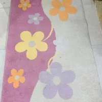 گلیم فرش ۱در ۱ونیم متری طرح گل