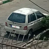 پراید ۱۱۱ سفید مدل ۹۸ تمیز