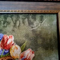 تابلو فرش دست بافت تبریز کار استاد کریمی نژاد|تابلو فرش|اصفهان, بهارستان|دیوار