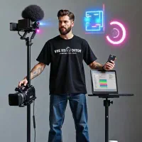 آموزش اِدیت .فیلمبرداری و عکاسی .مدلینگ در استودیو