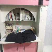 میز تحریر  و کتابخانه و شلف