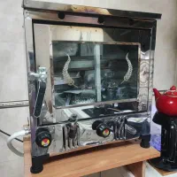 تنور گازی استیل دوطبقه|اجاق گاز و لوازم برقی پخت‌وپز|تهران, کوی بیمه|دیوار