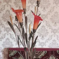 آباژور دکوراسیون مهتابی مدل گل و چراغ