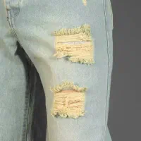 شلوار جین مردانه بگ آبی|لباس|کرمان, |دیوار