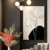 آموزش واجرای انواع تابلوهای مینیمال ورنگ روغن