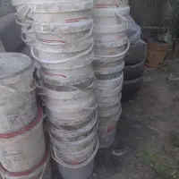 سطل ۲۰کیلویی تمیز|ظروف نگهدارنده، پلاستیکی، یک‌بارمصرف|رباط‌کریم, رباط‌کریم|دیوار