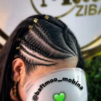 جذب مدل برای بافت مو ، نمونه کار و عکاسی