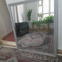 آیینه دور طوسی رنگ