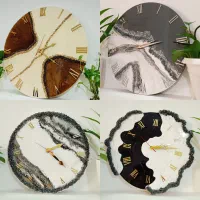 ساعت رزینی و تابلو ماه