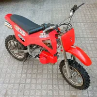 موتور مینی کراس ۵۰cc. بنزینی روشن در حد