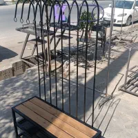 سازه چوب و فلز رگال لباس باربیکیو منقل