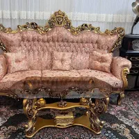 مبل استیل سلطنتی (راش)|مبلمان خانگی و میز عسلی|تهران, مینی‌سیتی (شهرک نفت)|دیوار
