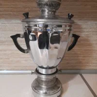 یکدستگاه سماور نفتی قدیمی استیل امپراطور