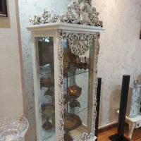 بوفه منبت کاری چوب راش|بوفه، ویترین، کنسول|اردبیل, |دیوار