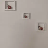 شلف دیواری همراه مجسمه|کتابخانه، شلف، قفسههای دیواری|اصفهان, کوی امام|دیوار