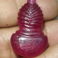 دوقطعه یاقوت تراش کهنه دستی|جواهرات|تهران, قناتکوثر|دیوار