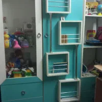 کمد و تخت نوزاد|تخت و سرویس خواب|قم, صدوق|دیوار