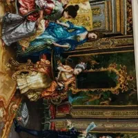 تابلوفرش دستباف شاعر جوان