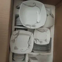 سرویس ۱۲نفر نو مناسب جهیزیه|ظروف سرو و پذیرایی|ملک‌آباد, |دیوار