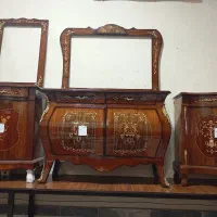 آینه کنسول خمره ای درمرکزپخش مبلمان عالی قاپو