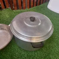 قابلمه روحی و ماهیتابه در حد نو|ظروف پخت‌وپز|شاهین‌شهر, عطار|دیوار