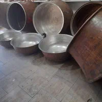 دیگ شله وپاتیل حلوا مسی بدون واسطه